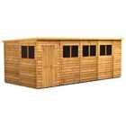 Power 18x8 Overlap Pent Shed