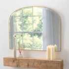 Yearn Simplicity Mantle Mirror Gold Bevelled 92 X 71cm