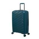 IT Luggage Blue Solidite Hard Shell Suitcase