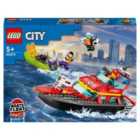 Lego City Fire Rescue Boat 60373