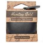Hemline Gold PU Leather Retractable Tape Measure 150cm