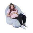Kinder Valley Maternity 12ft Pillow - Grey