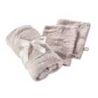 Kinder Valley Hooded Towel and 2 Wash Mitts - Grey