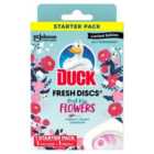 Duck Toilet Fresh Discs Holder First Kiss Flowers 36ml