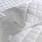 Soft Quilted 2 Pillow & Small Double Mattress Protector Set
