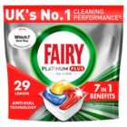 Fairy Platinum Plus Dishwasher Tablets Lemon 29 per pack