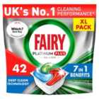 Fairy Platinum Plus Dishwasher Tablets Deep Clean 42 per pack
