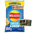 Walkers Cheese & Onion Sharing Crisps 150g