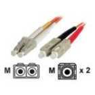StarTech.com Multimode 50/125 Duplex Fiber Patch Cable LC - SC - Network cable - LC multi-mode (M) - SC multi-mode (M) - 3 m - fiber optic - 50 / 125 micron