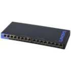 Linksys LGS116 - Switch - unmanaged - 16 x 10/100/1000 - desktop, wall-mountable - AC 100/230 V