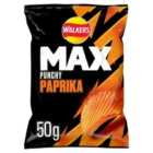Walkers Max Paprika Crisps 50g