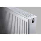 900mm (H) x 400mm (W) - Type 22 Radiator - Double Panel - Double Convector - White Enamel (RAL 9016) - (0.9m x 0.4m) (36" x 16")