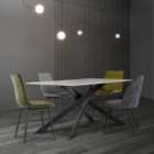 Camilla 6 Seater Dining Table, Sintered Stone