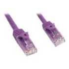 StarTech.com Snagless Cat6 UTP Patch Cable 30.5m Purple