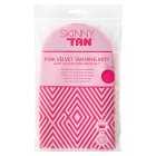 Skinny Tan Pink Velvet Application Mitt, Each