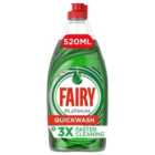 Fairy Platinum Quickwash Original Washing Up Liquid 520ml
