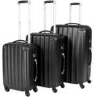 Lightweight Suitcase Set 3-piece - Black