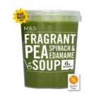 M&S Fragrant Pea, Edamame & Spinach Soup 600g