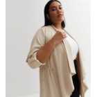 Curves Stone Waterfall Duster Jacket