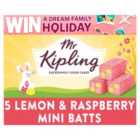 Mr Kipling Lemon & Raspberry Mini Batts 5 per pack