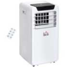 Homcom 10000 Btu Mobile Portable Air Conditioner W/ Rc - White