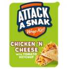 Attack A Snak Chicken And Cheese Wrap Kit 86g