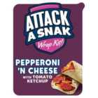 Attack A Snak Pepperoni And Cheese Wrap Kit 83g