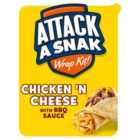Attack A Snak Chicken And Cheese BBQ Wrap Kit 86g