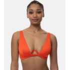 Dorina Bright Orange Cut Out Bikini Top
