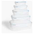 Anyday Rectangular Set of 5 Containers, each