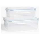 Anyday Nesting Rectangular Plastic Containers, 2s