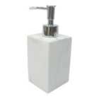 Nutmeg Home Square Marble Soap Dispenser