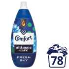 Comfort Ultimate Care Fabric Conditioner Fresh Sky 78 Washes 1.78L