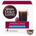 Nescafe Dolce Gusto Americano Decaff Coffee Pods 16 Capsules 128g