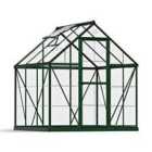 Palram Harmony 6 x 6ft Greenhouse - Green