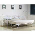 SleepOn Geovana Small Single Day Bed With Trundle White