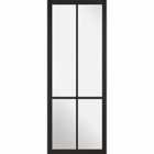 LPD (W) 30 inch Black Liberty Glazed 4L Internal Door