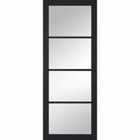 LPD (W) 24 inch Dark Charcoal Soho Glazed 4L Internal Door