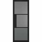 LPD (W) 30 inch Black Tribeca Glazed 3L Tinted Internal Door