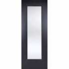LPD (W) 30 inch Black Eindhoven Glazed 1L Internal Door