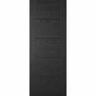 LPD (W) 30 inch Black Ash Laminated Vancouver 5P Internal Fire Door
