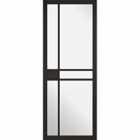 LPD (W) 28.6 inch Black Greenwich Glazed Internal Door