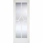 LPD (W) 30 inch White Reims Glazed Internal Door