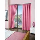 Emma Barclay Blackout Pencil Pleat Curtains Cali 90 x 90" Pink