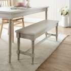 Ariella 2 Seater Dining Bench, Stone