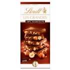 Lindt Les Grandes Hazelnuts Dark Chocolate Bar 150g