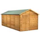 Power Sheds 20 x 8ft Apex Overlap Dip Treated Windowless Shed