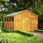 Power Sheds 18 x 10ft Double Door Apex Shiplap Dip Treated Shed