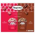 Haagen-Dazs Macaron Minicups Ice Cream, 4x95ml