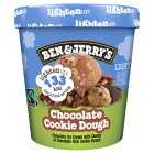 Ben & Jerry's Chocolate Cookie Dough Light Ice Cream Tub, 465ml